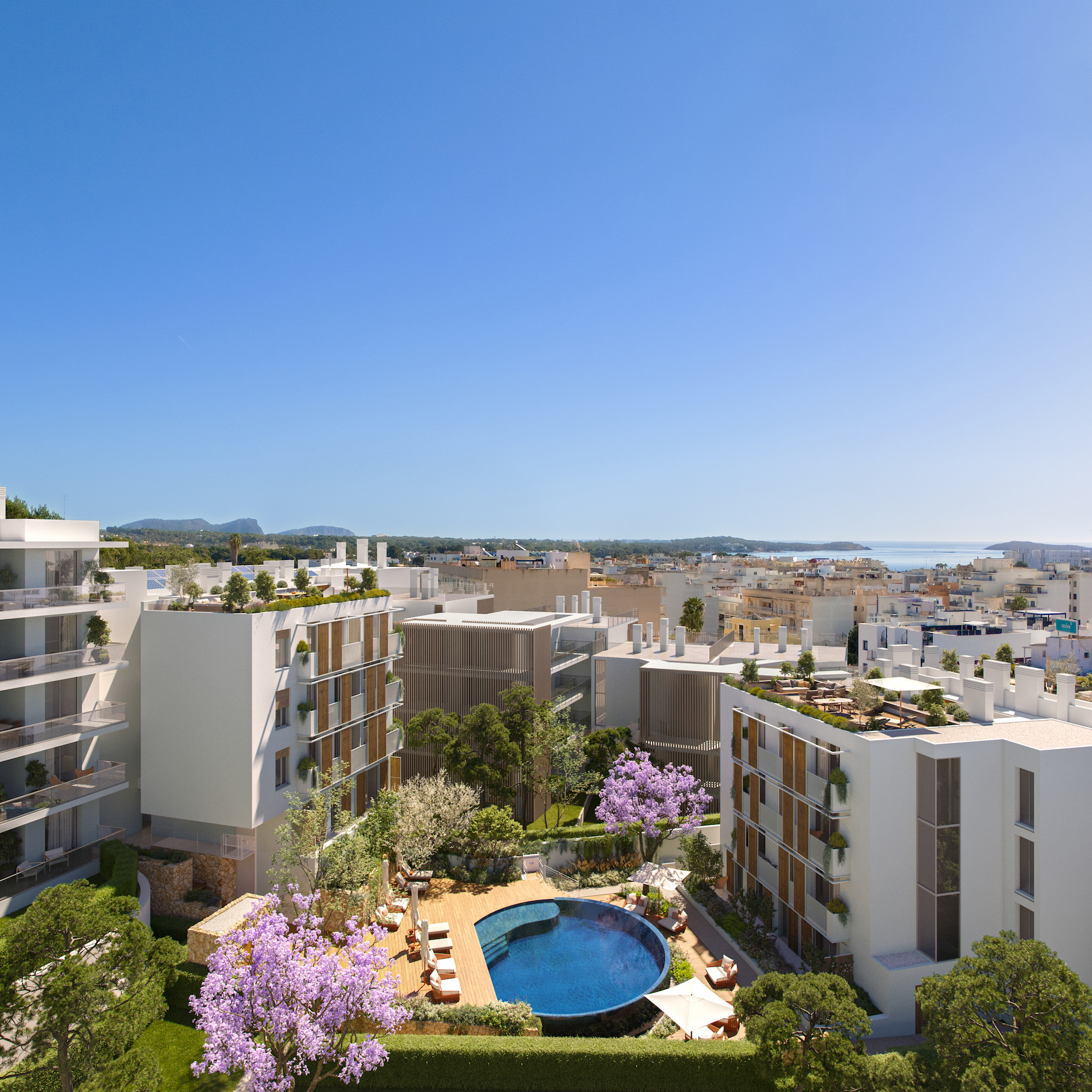 Resa Estates Ibiza for sale te koop apartment nieuwbouw air photo2.jpg